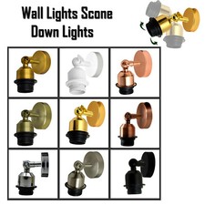 Vintage Metal Porch Lamps Down Lights Bathroom Kitchen Living Room Wall Lamp UK