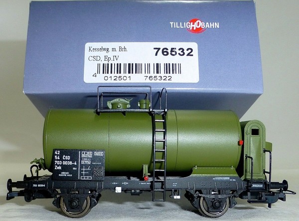 Csd Kesselwagen Zek GrüN Bremserhaus Epiv Tillig 76532 H0 1:87 Ovp Neu KC3 µ-image