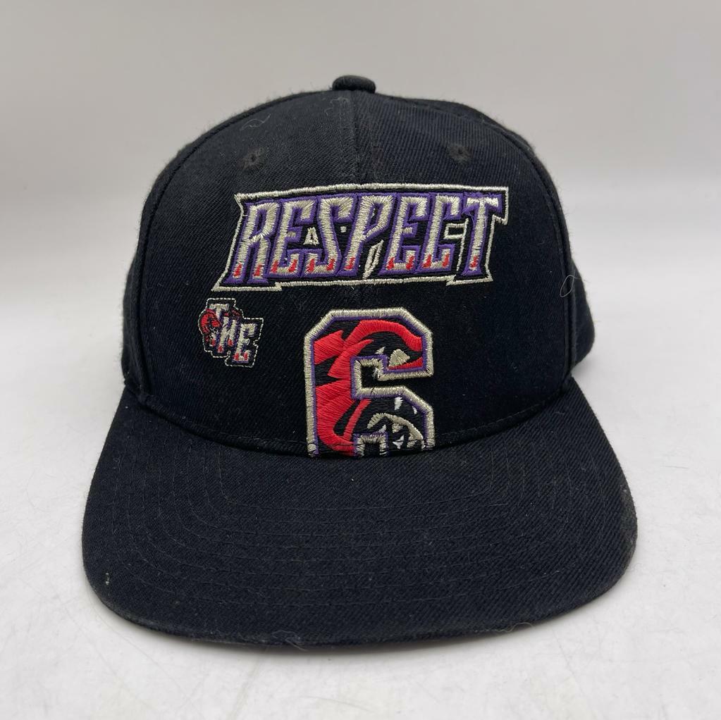 Respect the Mitchell Ness Purple NBA Toronto Raptors Snapback Hat