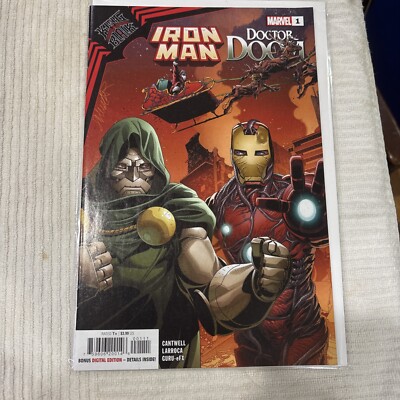 King In Black IRON MAN DOCTOR DOOM #1 Marvel Comics 2021 (CA) Larroca 240827 