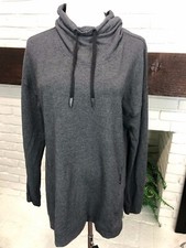 LULULEMON COWEL NECK PULLOVER SIZE 6 GRAY SWEATSHIRT PERFECT CONDITION