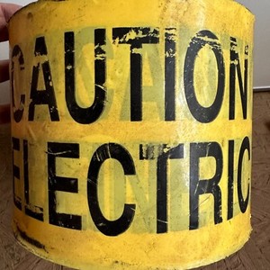 Panduit 6" Caution Electric Line Buried Tape Yellow HTU6Y-E