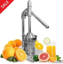 Commercial Manual Hand Press Orange Lemon Juicer Fruit Squeezer Press Machine *
