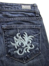 PAIGE PREMIUM DENIM "LAUREL CANYON" BOOT CUT WOMEN'S BLUE JEANS SIZE 27 X 31