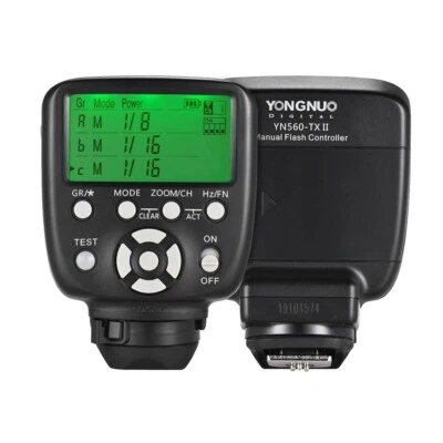 Controlador disparador de flash inalámbrico YONGNUO YN560TX-N II 2,4G para cámara Nikon