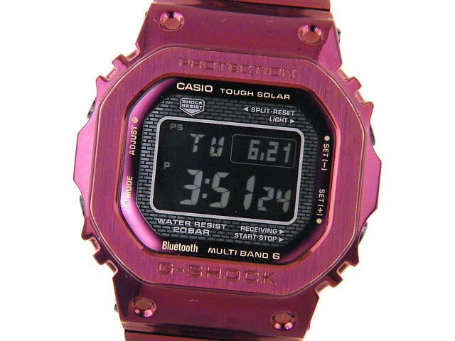 Casio Mens G-Shock Full Metal Gmw-B5000Rd-4Jf