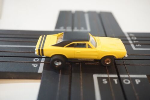 Vintage Aurora A/FX Dodge Charger Daytona #7 Slot Car Yellow | eBay
