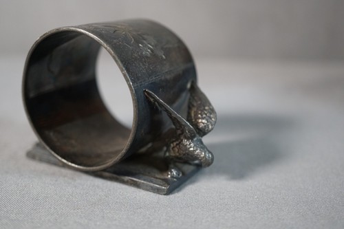 Antique Rogers. Bro Victorian Silver Plate Winged Birds Napkin Ring/Holder - Picture 14 of 14