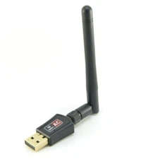 600Mbps 2.4Ghz 5Ghz 5.8Ghz USB WiFi 802.11AC Wireless Network Adapter Antenna