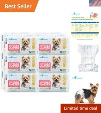 Disposable Dog Diapers  Female Dog Diapers Ultra Protection Puppy Diapers, ...