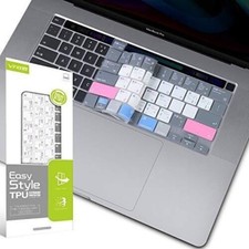 Premium Shortcuts with MAC OS Keyboard Cover Skin for 2019 MacBook Pro 16" M...