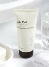 NEW AHAVA Refreshing Cleansing Gel Time To Clear Facial Cleanser Full Size 3.4