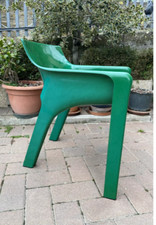 Sedia Giardino vintage Artemide anni '70  mod Gaudi design Magistretti