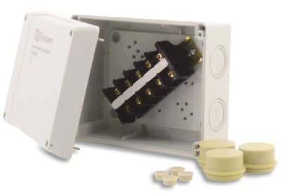 BOXEXPERT Verteilerdose Hanse 160x200x98mm Anschlussklemme IP66 Grau Abzweig Box