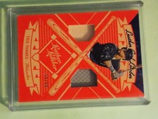 2019 Leather & Lumber Eric Thames LL Dual Jersey Relic #LLD-ET Brewers 