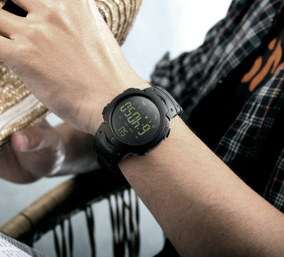 Men's Outdoor Smart Watch   Waterproof, Fitness Tracker, Sports & Health Monitor