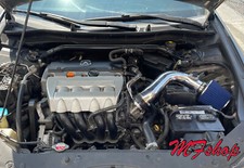 Black Blue Air Intake System Filter Kit For 2009-2014 Acura Tsx 2.4l L4