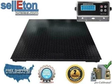 Floor Scale Pallet Size 2500 lbs x 0.5 lb 48” x 48”(4’ x 4’) SL-7515C Indicator