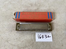 Harmonica Vintage Marine Brand No. 364 C Key M. Hohner original box 16E32