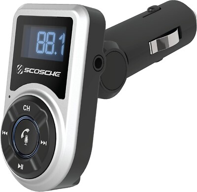 SCOSCHE BTFM3SR-SP BTFREQ Universal Bluetooth Handsfree Car Kit with FM Transmit