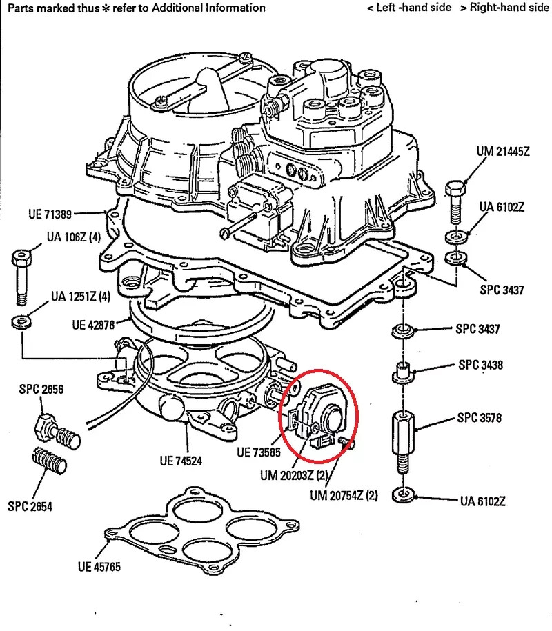 Bentley & Rolls-Royce Potentiometer Throttle Body Position Sensor Control Module