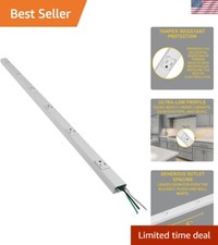 Legrand Plugmold 2000 Series 3 Foot Hardwired Power Strip with 6 Tamper Resis...