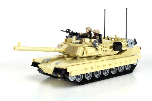 Ultra M1a2 Abrams Main Battle Tank custom set made with REAL LEGO® bricks - Picture 9 of 9