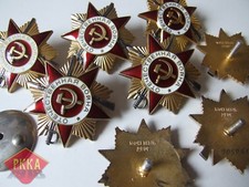 1.Kl SILBER Orden Gro&szlig;er Vaterl&auml;ndischer Krieg UdSSR Sowjetunion Medaille