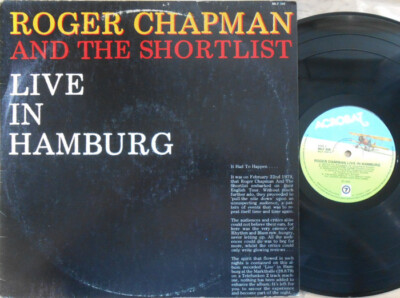 Roger Chapman & Shortlist ORIG OZ LP Live in Hamburg EX  80 MFL348 family 