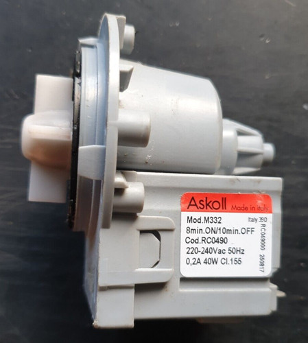 CANDY HOOVER WASCHMASCHINE Askoll Ablaufpumpe Motor M332 RC0490
