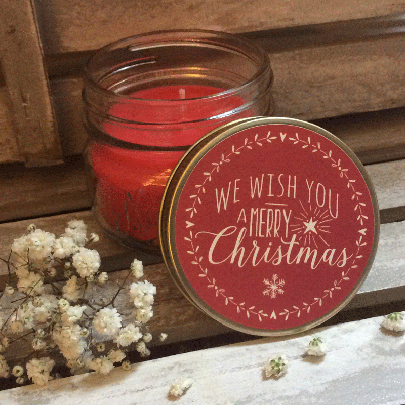 Apple & Cinnamon Soy Christmas Candle