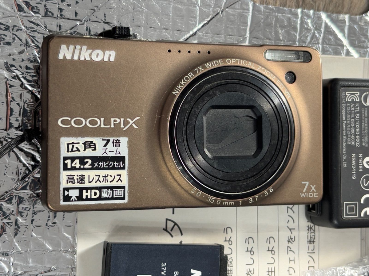 Nikon COOLPIX S6000 ブラウン Nikon COOLPIX S6000 Brown Digital Camera 14.2MP 7x Optical