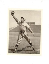 1936 R311  William Bill Terry Giants card 8 x 9.5 bm