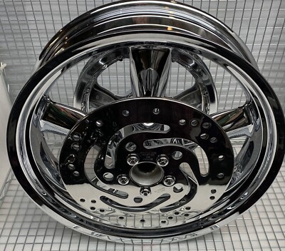 HARLEY REAR WHEEL DYNE SWITCHBACK 2012 -19 CHROME FLD RIM OEM MAG OUTRIGHT^