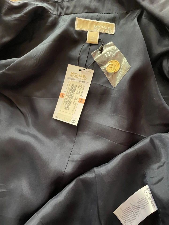 Новый Michael Kors многоцветный Royal пейсли одна кнопка блейзер размер 2 - Изображение 3 из 3