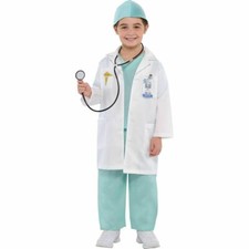 Doctor Halloween Costume Child Toddler 3T 4T 3-4