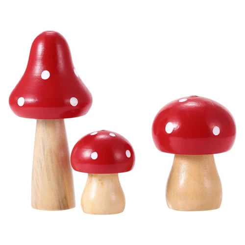  Small Mushroom Ornament Office Garden Accessories Mushrooms Miniature