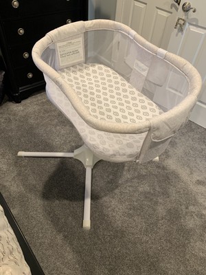 halo bassinest swivel sleeper bassinet essentia series modern lattice