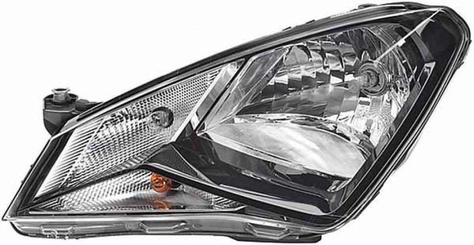 Phare avant gauche pour Seat Mii avec lentille en polycarbonate anti-UV