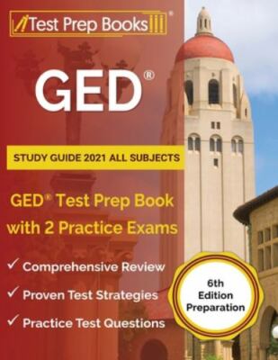 GED Study Guide 2021 All Subjects: GED Test Prep Book with 2 Practice Exams...