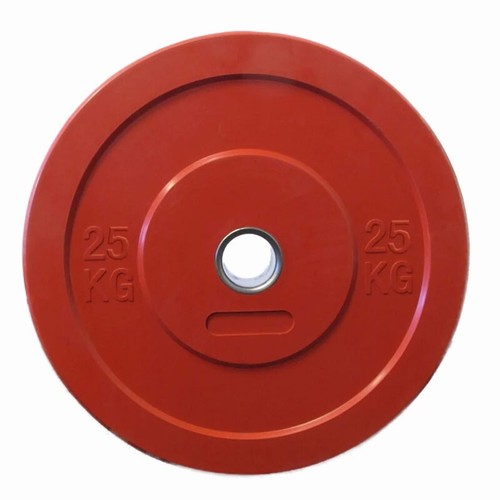 2x 25KG Olympic Bumper Barbell Weight Plates Home Gym Weightlifting Weights Set - Picture 2 of 9