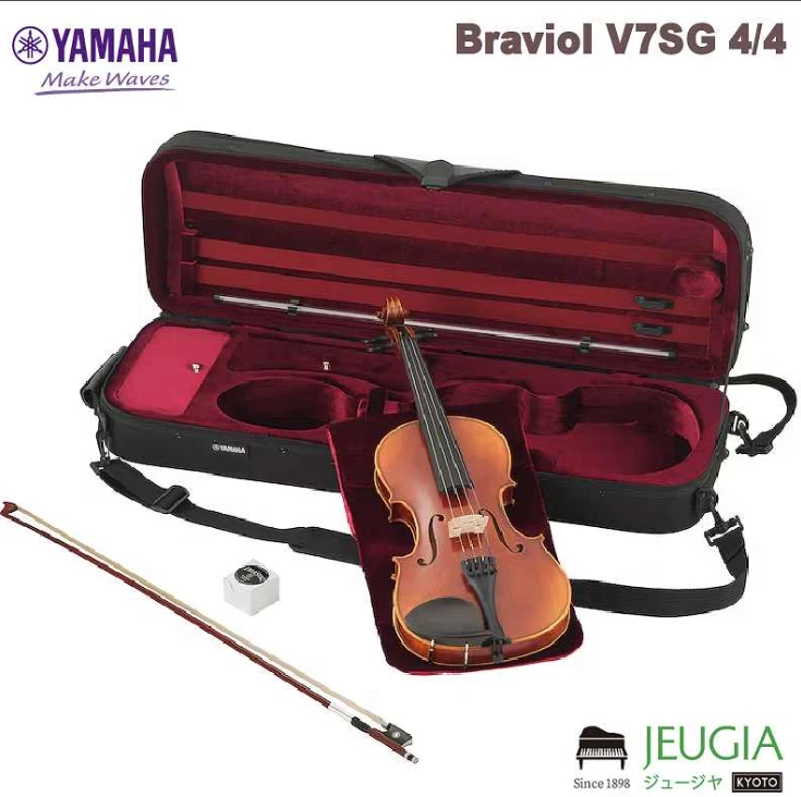 バイオリン　ヤマハ　V10 4/4 2001年製 YAMAHA V10 & Case 4/4 Size Violin Braviol V-10 Handicraft Beginner