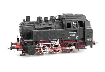 ROCO Spur H0 04114A Tender-Dampflok BR 80 028, DB, Epoche III, OVP, lesen!