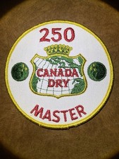 HUGE 250 Masters Club Embroidered Patch CANADA DRY Logo Bowling Sports League