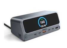 Docking Station,13 in 1 USB C Laptop Charging Station with 2.26" LCD Smart Displ