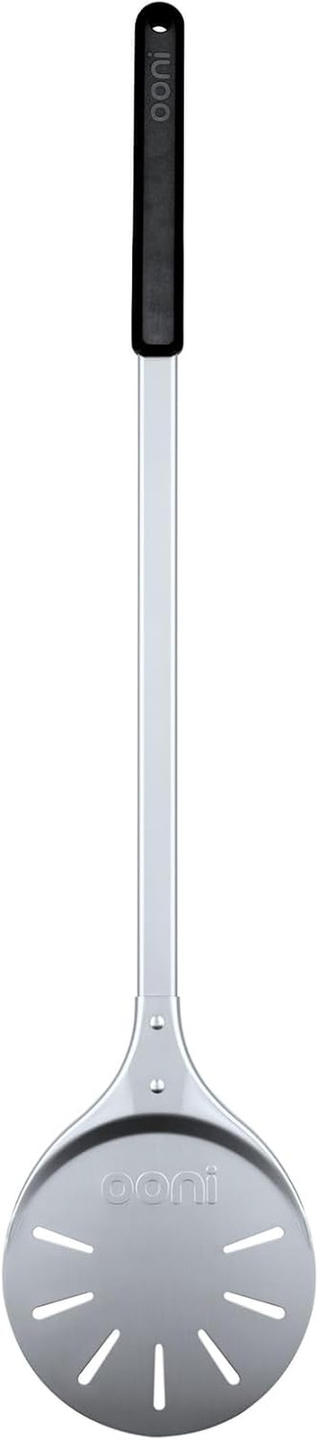 Pizza Turning Peel - 7 Inch Aluminum Perforated Pizza Peel, Lightweight Metal Pi