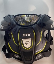 Lacrosse Pads STX Stallion 200 Lacrosse Shoulder Chest Rib Protector Youth Large