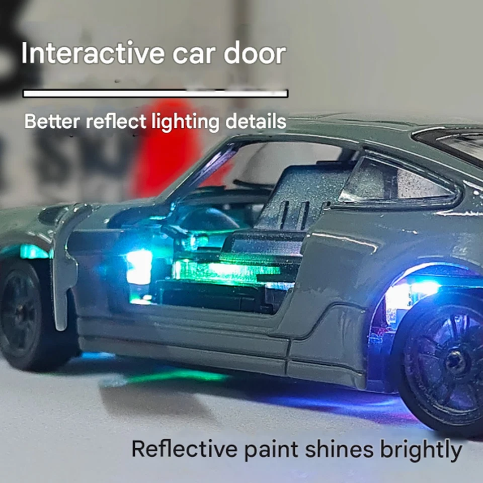 1/43 RC Drift RTR Racing Vehicle 4*4 High Speed Mini Car Model Battery Lights - Image 4 of 4