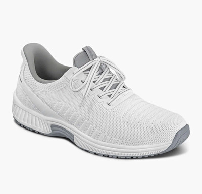 Orthofeet Women's Kita Lace-Up Sneakers | 9Wide | Arch Support |Slip Resistant