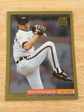 Brad Pennington 1993 Rookie Card SCORE Gold Rush. rookie card picture